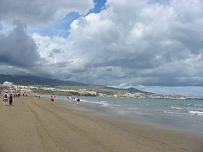 an der Playa del Ingl&eacute;s - Gran Canaria