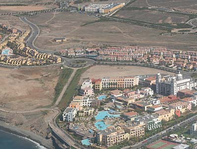 Gran Canaria - Gran Hotel Villa del Conde aus der Luft gesehen
