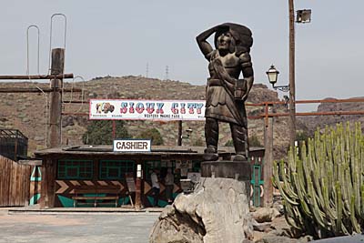 Eingang zur Sioux City Gran Canaria
