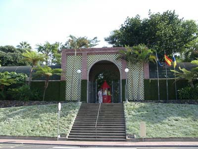 Eingang zum Botanischen Garten Puerto de la Cruz