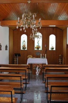 Teneriffa Das Innere der Kirche von Afur.