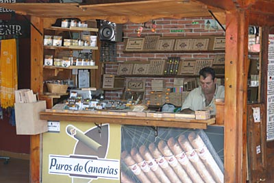 Teneriffa Zigarrenverkauf am Camello Park