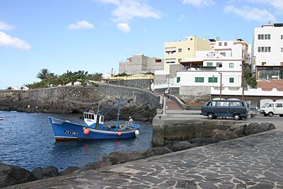 Teneriffa Idylle pur - der kleine Fischerhafen von Alcala.
