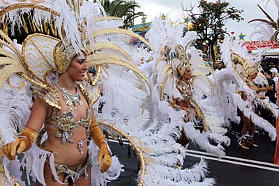 Südamerikanisches Flair beim Karneval auf Teneriffa