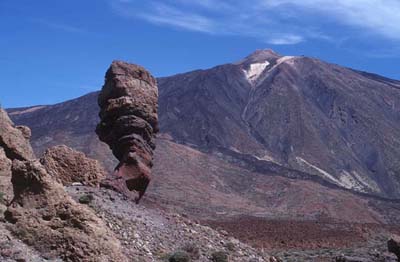 Teneriffa Los Roques und Teide