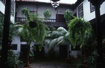Teneriffa Patio Casa Cristobal de Franchy