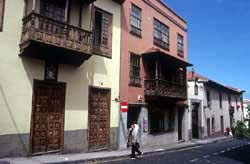 Kanarische Stadthäuser in La Orotava