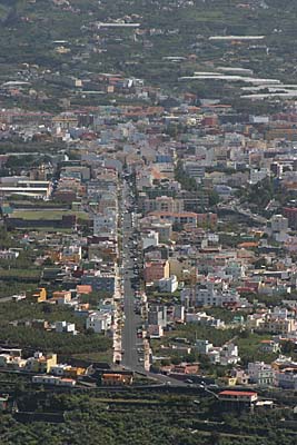 Blick auf Los Llanos de Aridane