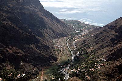 Blick ins Valle Gran Rey - La Gomera