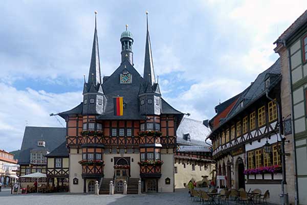 Wernigerode - Rathaus und Markt