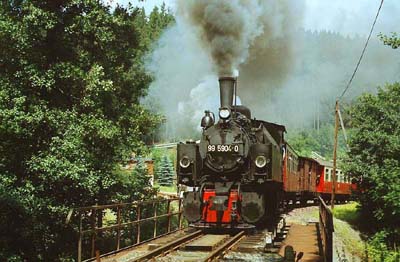 Selketalbahn: 99 5904 unterwegs nach Harzgerode