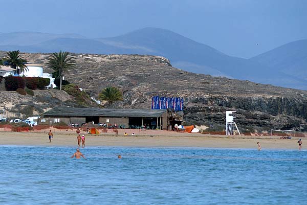 Strand und Windsurfstation Playa Risco de Paso