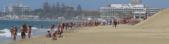 Nacktwandern am FKK-Strand von Maspalomas auf Gran Canaria