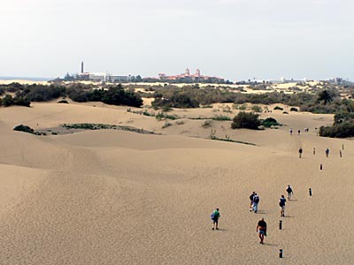 In den Dünen von Maspalomas