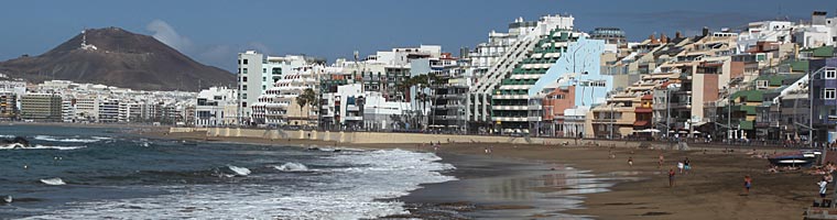 Ferieninsel Gran Canaria - Hauptstadt Las Palmas - Playa Las Canteras