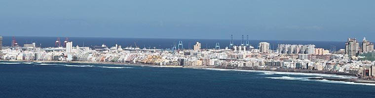 Ferieninsel Gran Canaria - Hauptstadt Las Palmas - Playa Las Canteras