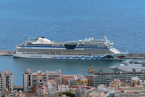 AIDAstella in Santa Cruz de Tenerife