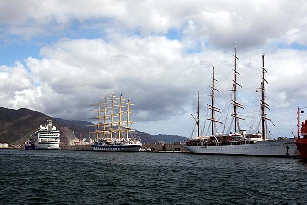 Santa Cruz de Tenerife - Sea Cloud und Royal Clipper