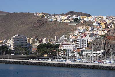 Blick auf San Sebastian de La Gomera