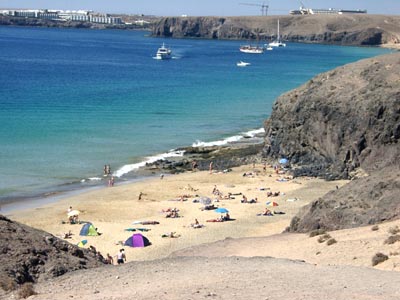 Lanzarote - Playas de Papagayo im Süden der Insel bei Playa Blanca