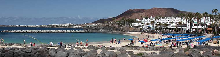 Ferieninsel Lanzarote - Playa Blanca - Playa Flamingo