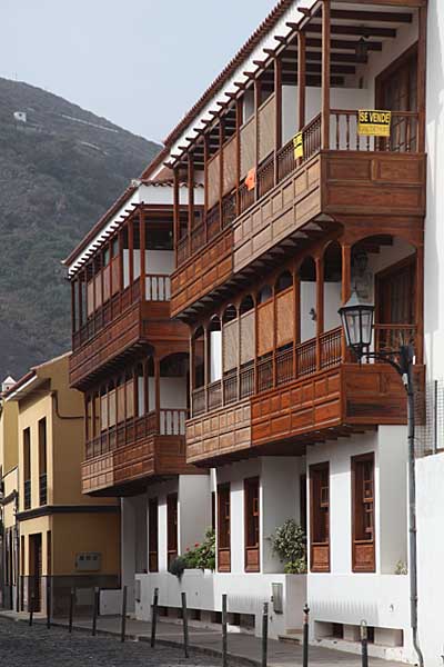 Kanarische Holzbalkone - Teneriffa
