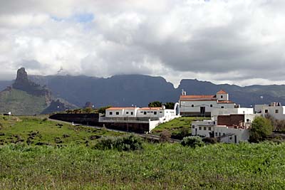 Gran Canaria - Blick auf Acusa im Bergland von Gran Canaria