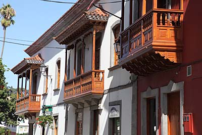 Kanarische Holzbalkone - Teror - Gran Canaria
