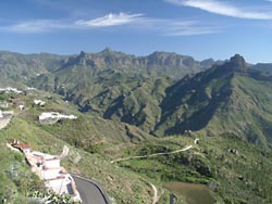 Bergland rund um Artenara auf Gran Canaria