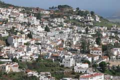 Blick auf Teror im Norden von Gran Canaria