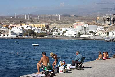 Angler in Poris de Abona - Teneriffa