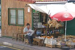 Obst- und Gemüsestand in Bajamar