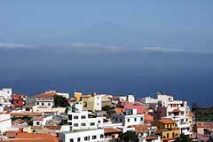 Agulo mit Blick zum Teide