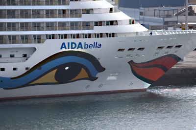 AIDAbella im Hafen von Las Palmas - Gran Canaria
