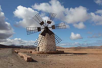 Insel Fuerteventura - Windmühle bei Tefia