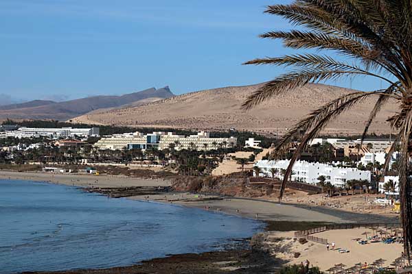 Blick auf den Strand von Costa Calma