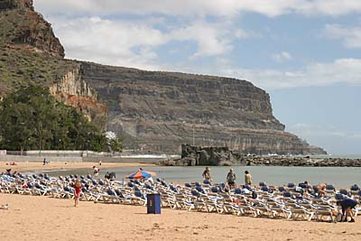 Strand in Puerto de Mogan