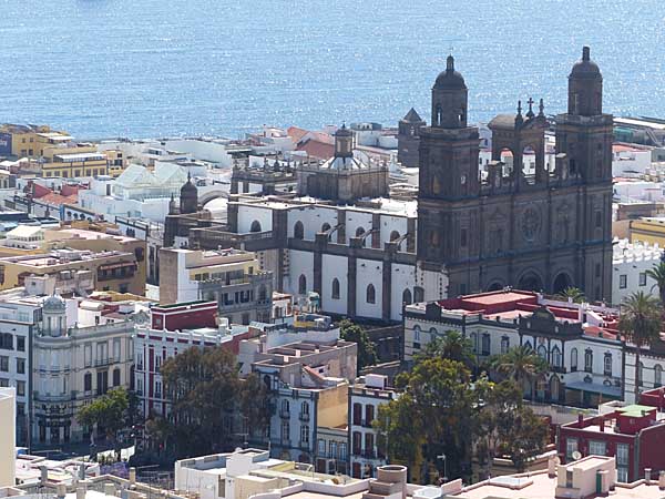 Blick auf die historische Altstadt - Las Palmas - Gran Canaria