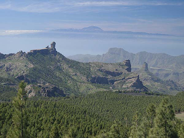 Blick zum Teide von Gran Canaria aus
