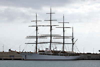 Sea Cloud im Hafen von Santa Cruz de Tenerife