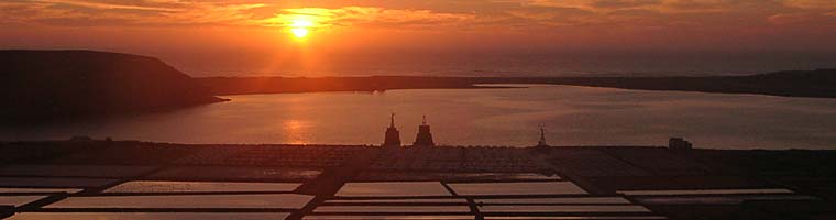 Lanzarote - Sonnenuntergang an den Salinas de Janubio