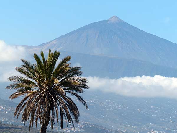 Pico del Teide von El Sauzal aus gesehen