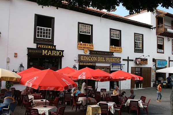 Restaurant an der Plaza del Charco