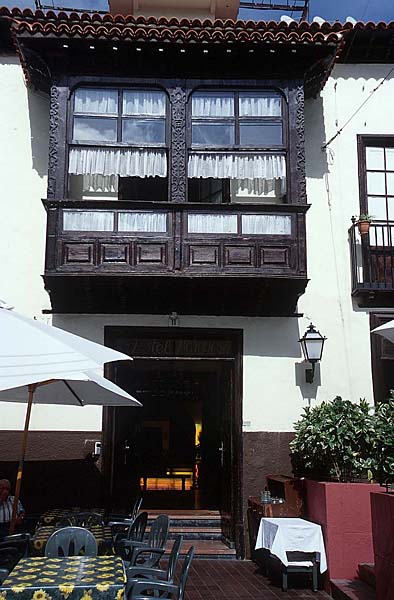 Kanarischer Holzbalkon in Puerto de la Cruz - Teneriffa