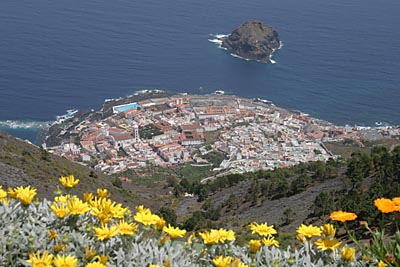 Blick vom Mirador de Garachico auf den Ort - Teneriffa