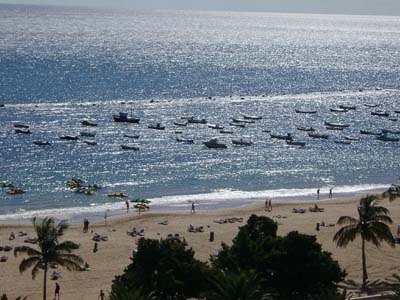 Teneriffa - Playa de las Teresitas - Fischerboote