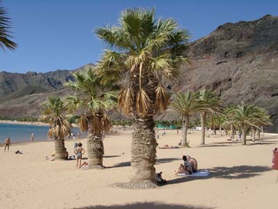 Teneriffa - Playa de las Teresitas - Karibikflair