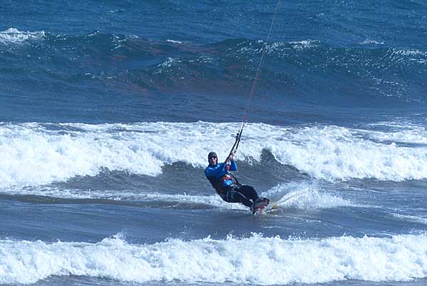Kitesurfer in El Medano