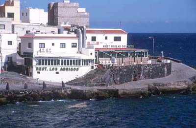 Fischrestaurant am Hafen von Los Abrigos - Teneriffa