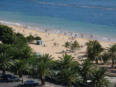 Teneriffa Playa de las Teresitas